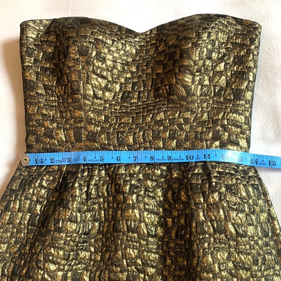 Donna Karan Golden Cocktail Dress - Picture 5 of 14